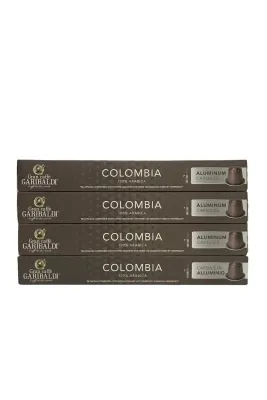 Gran Caffè Garibaldi Uyumlu Colombia Kapsül Kahve 10'lu 4 Kutu