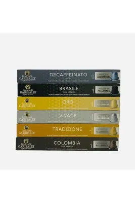 Gran Caffè Garibaldi Uyumlu Kapsül Kahve 6lı Set 60 Kapsül ( %100 Arabica )
