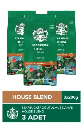 House Blend Öğütülmüş Kahve 3x200g