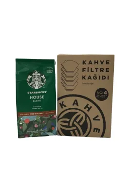 House Blend Origin Öğütülmüş Filtre Kahve 200 Gr + Filtre Kahve Kağıdı 1x4 80li