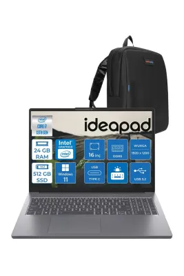 Ideapad Slim 3 16IRH10 I7 13620H 24GB 512GB SSD W11PRO 16" Wuxga IPS 300NITS 83K2001VTRP04+ZETTACNT
