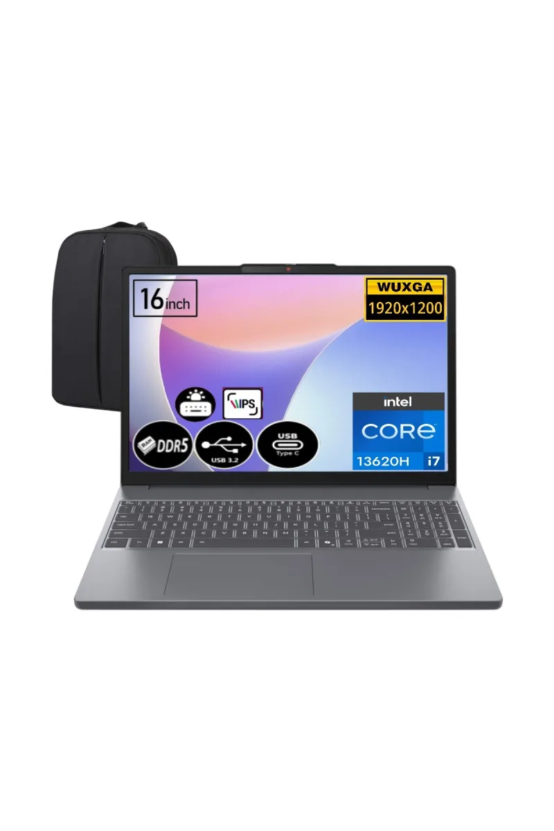 Ideapad Slim 3 Intel Core I7-13620H 40 GB Ram 1 Tb SSD 16" Wuxga Windows 11 Pro 83K2001WTREP7