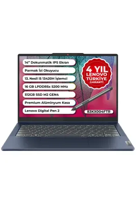 IdeaPad Slim 5 Case 2 in 1 İntel Core i5-13420H 16GB 512GB SSD Freedos 14" WUXGA Laptop 83KX004FTR