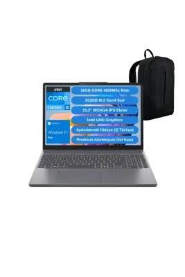 IP Slim 3 14IRH10 Intel Core i5 13420H 16GB 512GB SSD 15.3" W11P Laptop - Webzone Çanta Wz5