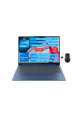 IP Slim 3 15IRH10 Core I5-13420H 8GB 256GB SSD Wuxga 15.3" IPS W11 Laptop 83K10062TR - WZ23