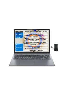 IP Slim 3 Intel Core I7 13620H 40GB 512GB SSD 16" Wuxga IPS Win11pro Laptop 83K2001WTR - WZ34