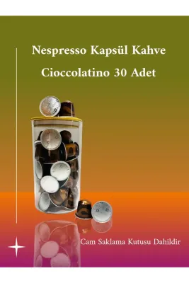 Kapsül Kahve Barista Creations Cioccolatino 30 Adet + Cam Saklama Kutusu