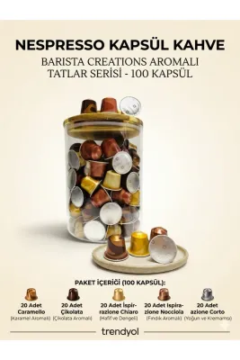 Kapsül Kahve Barista Creations Seri 100 lü + Kutu Hediyeli