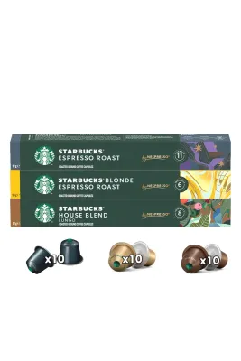 Kapsül Kahve Seti House Blend - Blonde Espresso - Dark Espresso 30 Kapsül Nespresso Uyumlu