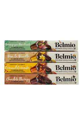 Karışık Kapsül Kahve Caramel Hazelnut Chocolate Vanilla 4x10lu