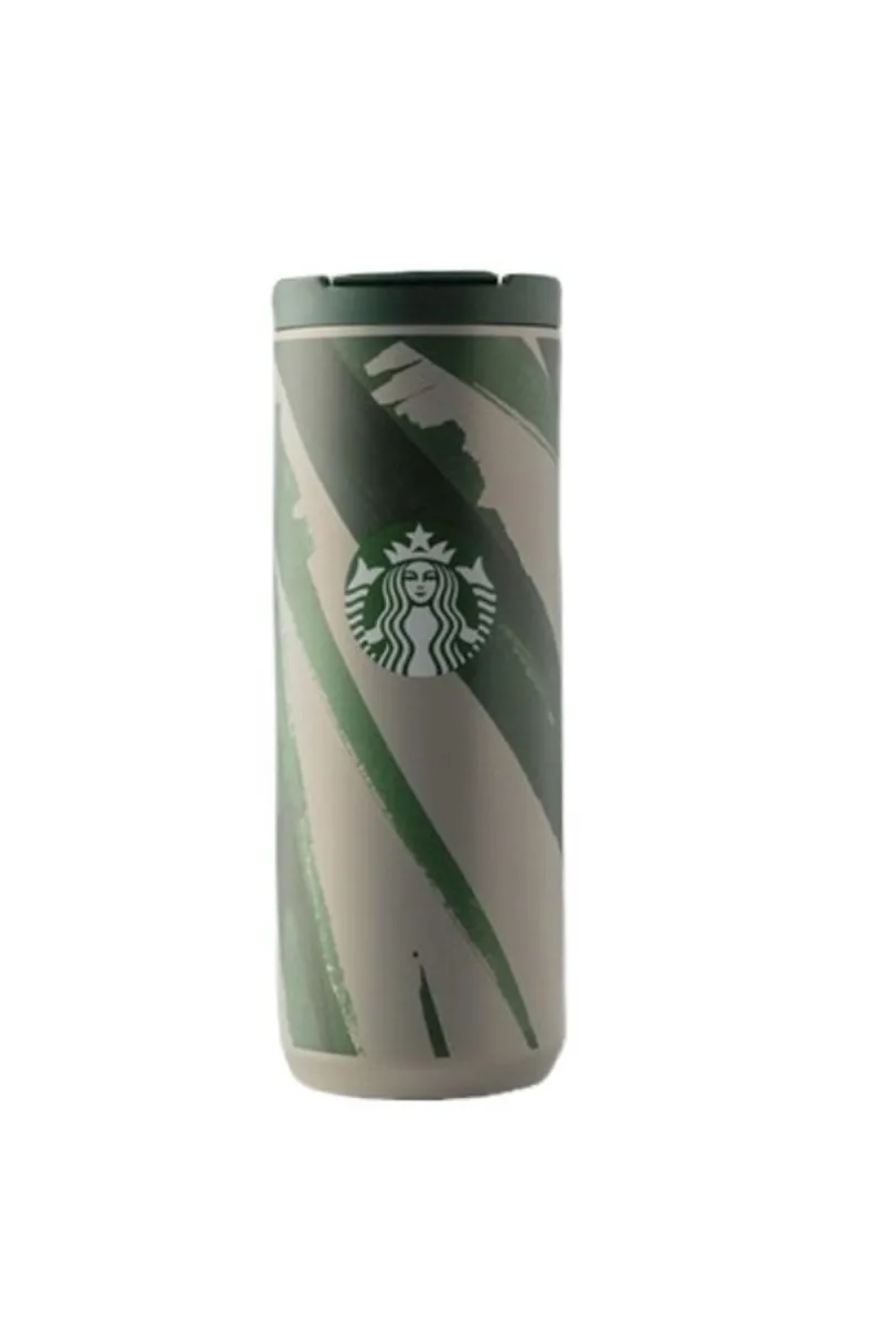 ® Klasik Seri Termos Gri Yeşil Renkli 473 Ml