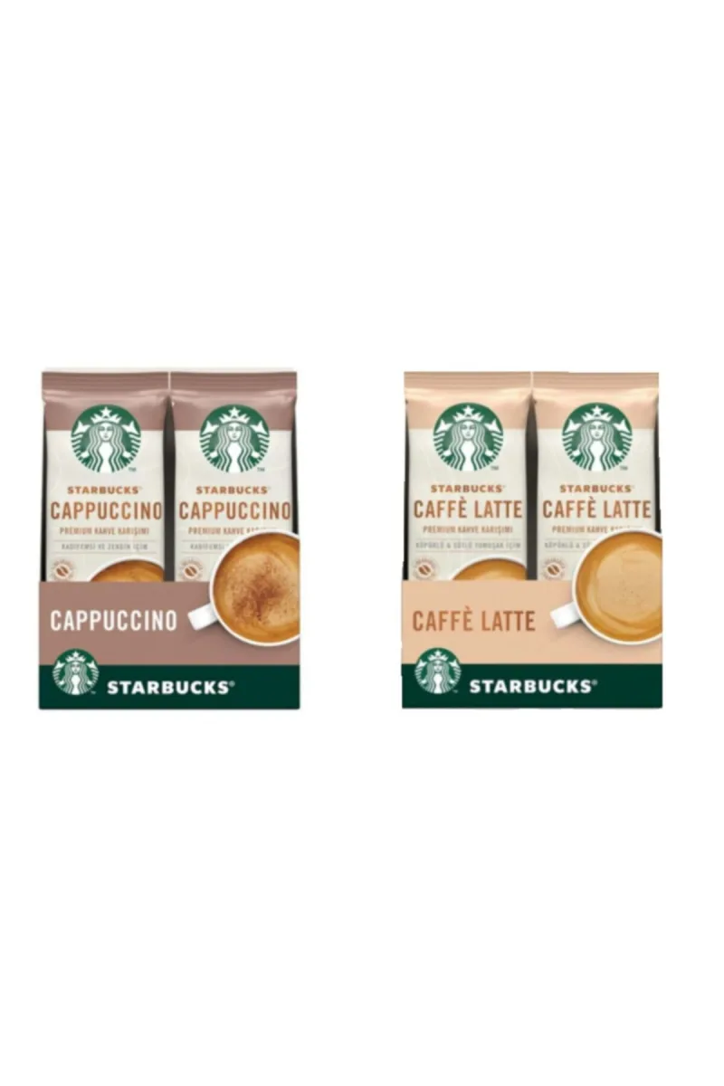 Latte Serisi Premium Kahve Karışımı Seti (caffe Latte - Cappuccino) 2x10lu