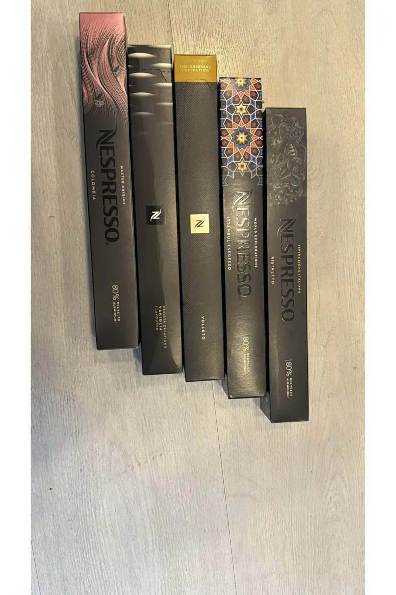 Mükemmel Tatlar Serisi Kapsül Kahve 5’li Set(Volluto,Colombia,Ristretto,İstanbul,Vaniglia)