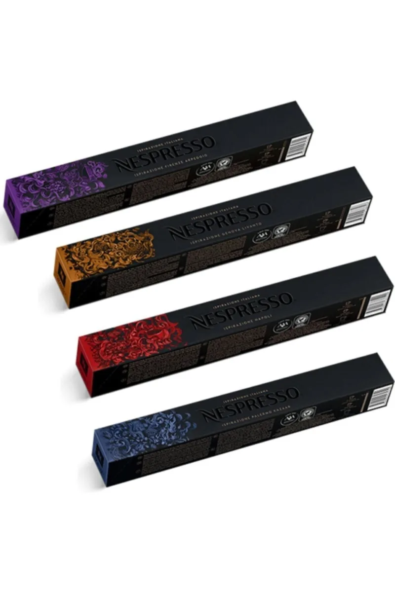 Napoli, Fırenze Arpeggıo, Palermo Kazaar Ve Genova Lıvanto Kapsül Kahve 10'lu (4'lü Set)