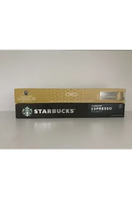 Nespresso Uyumlu Espresso Roast & Gran Oro Kapsül Kahve 20 Kapsül