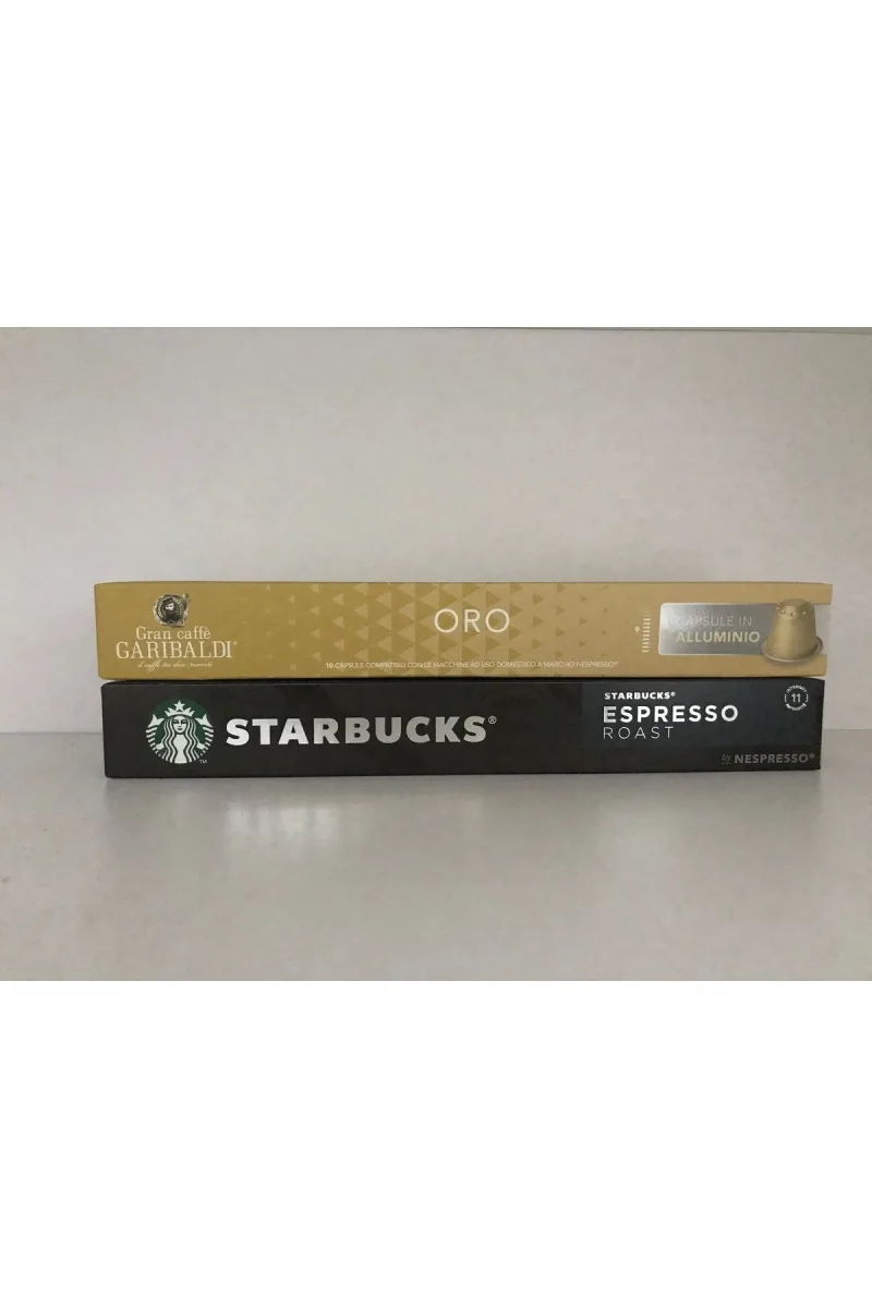 Nespresso Uyumlu Espresso Roast & Gran Oro Kapsül Kahve 20 Kapsül