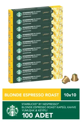 Nespresso Uyumlu Kapsül By Nespresso Blonde Espresso Kapsül Kahve 10 X 10 adet