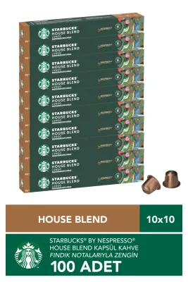 Nespresso Uyumlu Kapsül By Nespresso House Blend Kapsül Kahve 10 X 10 adet
