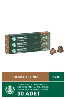Nespresso Uyumlu Kapsül By Nespresso House Blend Kapsül Kahve 3 X 10 adet