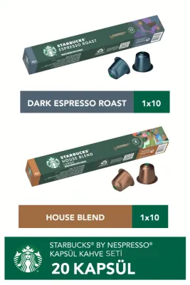 Nespresso Uyumlu Kapsül Kahve Seti 20'li – Espresso, House Blend