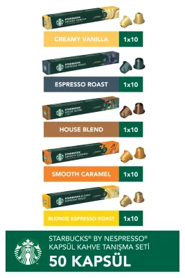 Nespresso Uyumlu Kapsül Kahve Tanışma Seti 50'li