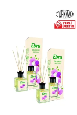 ODA KOKUSU BAMBU ÇUBUKLU EBRU ORKİDE 100 ML X2