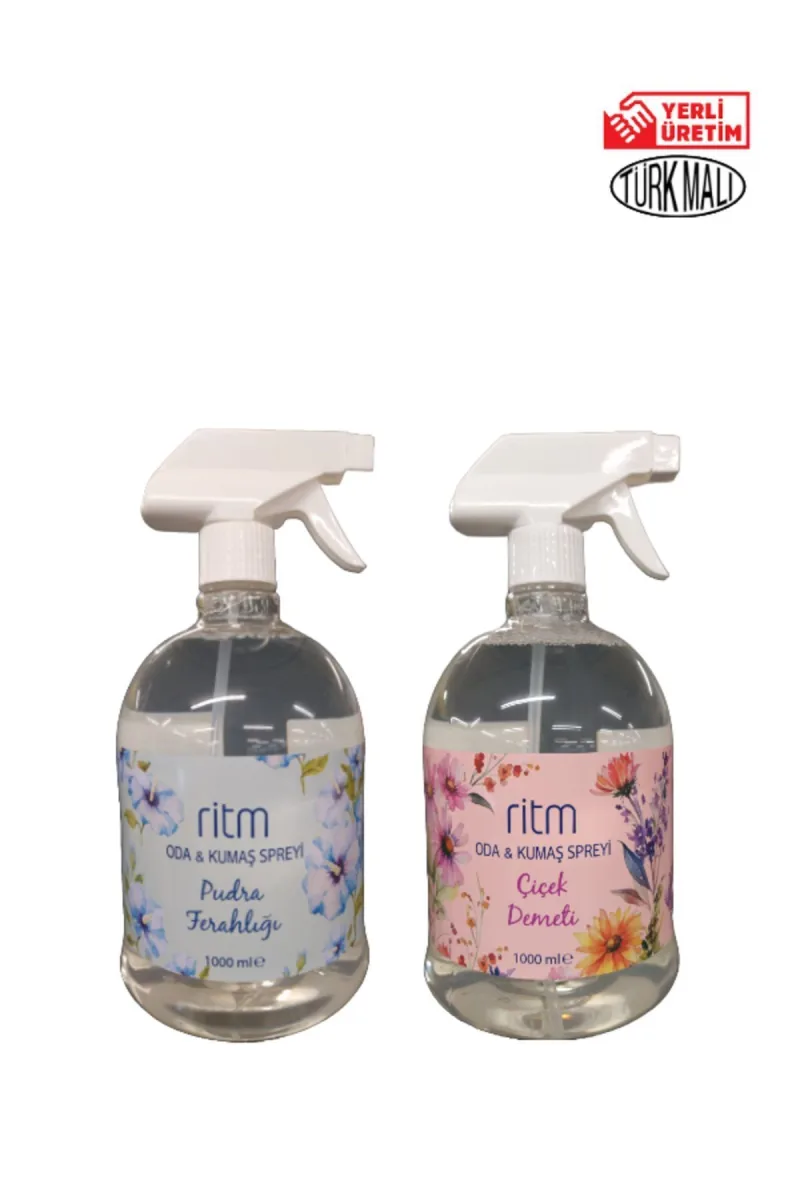 Oda&Kumaş Spreyi Çicek Demeti 1000ml ve Pudra Ferahlığı 1000ml