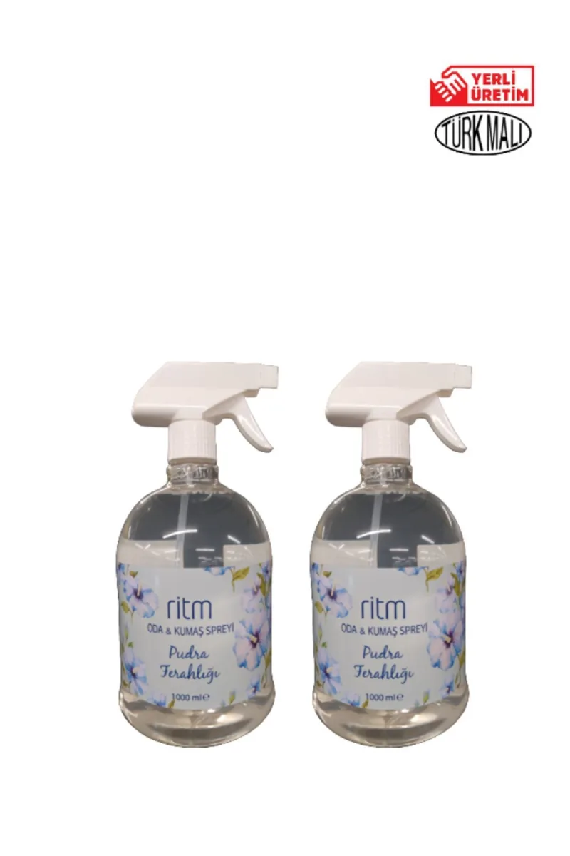 Oda&Kumaş Spreyi Pudra Ferahlığı 1000ml x 2 Adet