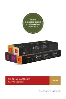 Original Kafeinsiz Kahve Seçkisi - 50 Kapsül