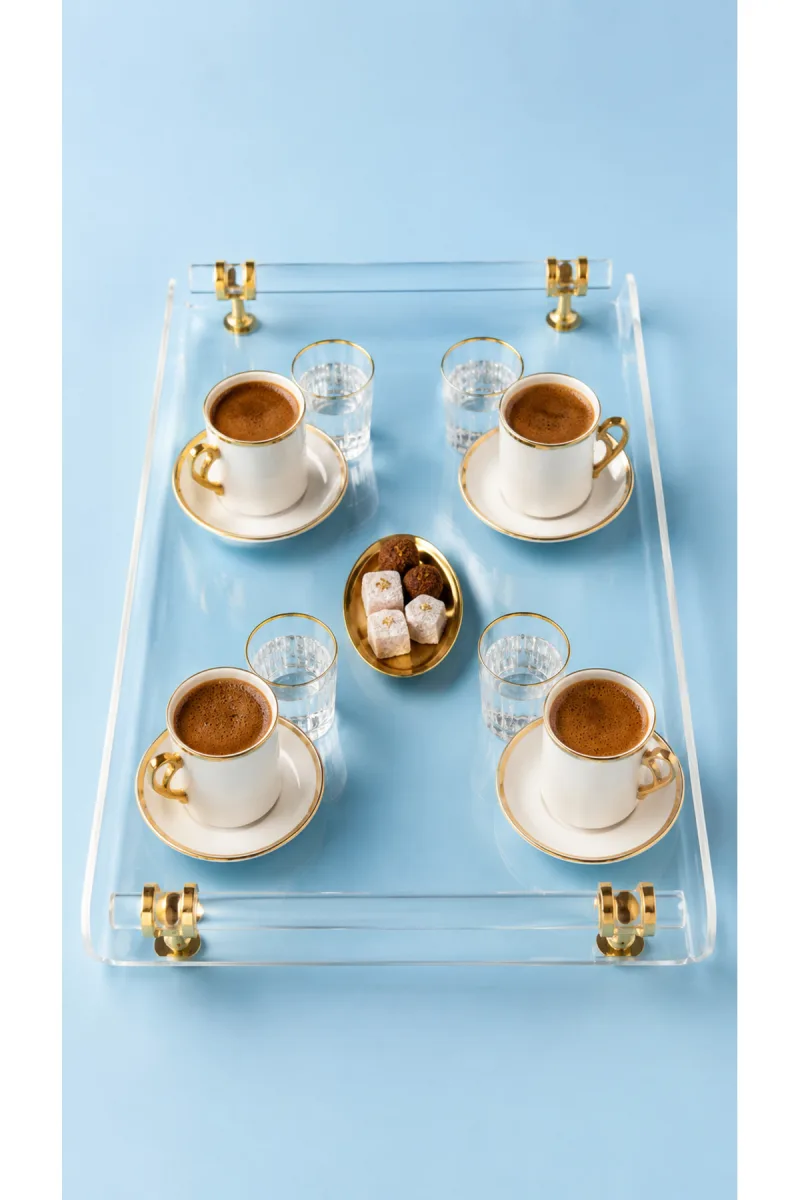 PLX Pleksi kulp gold tepsi
