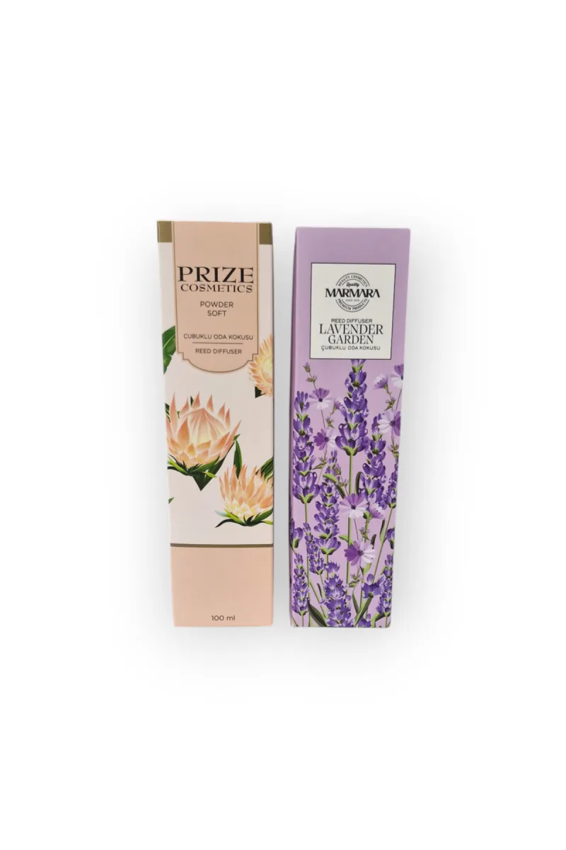 Powder Soft Çubuklu Oda Kokusu 100 ml & Marmara Lavender Garden  Çubuklu Oda Kokusu 100 ml