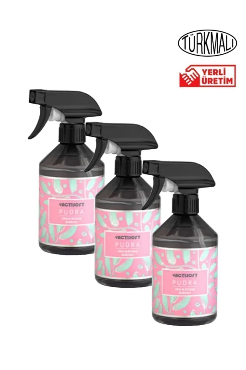 Pudralı Oda Ve Kumaş Kokusu Pudra 500 ml X 3 Adet