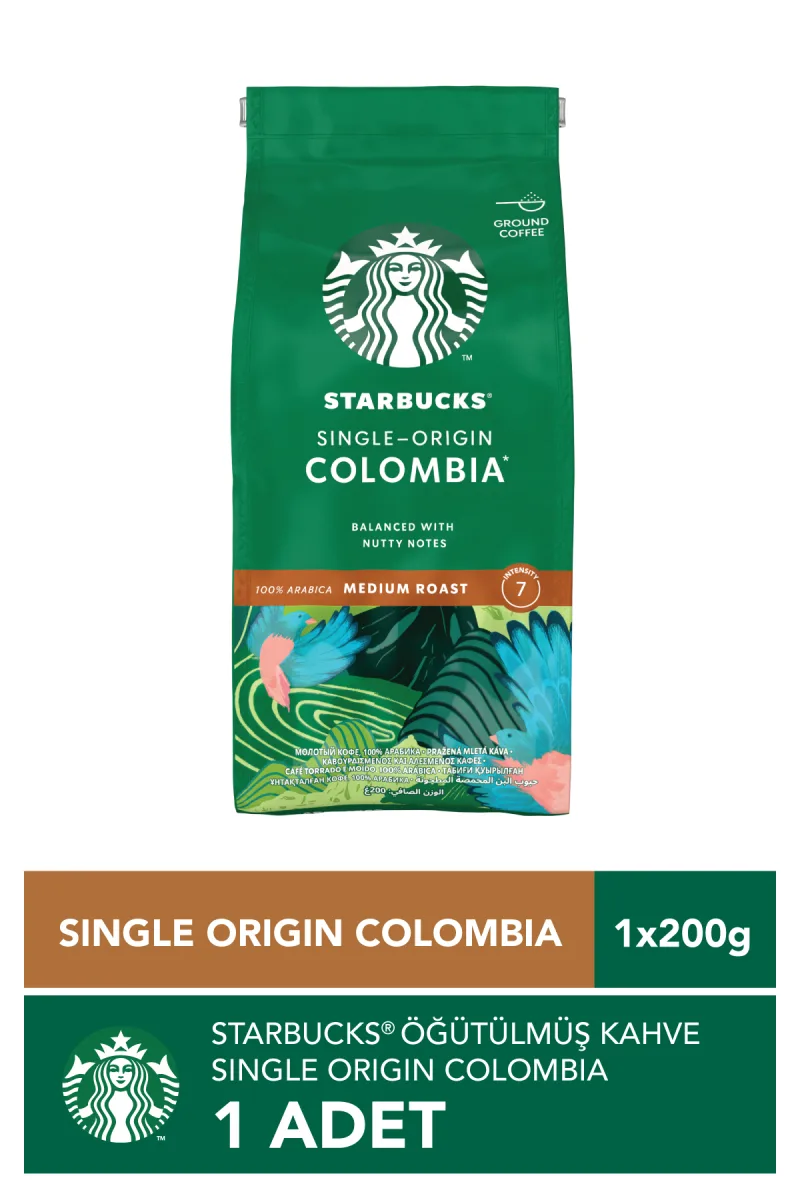 Single Origin Colombia Öğütülmüş Kahve 200 Gr