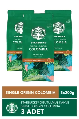 Single Origin Colombia Öğütülmüş Kahve 3x200g
