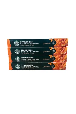 Smooth Caramel Flavoured Coffee Nespresso Uyumlu Kapsül Kahve 4x10lU