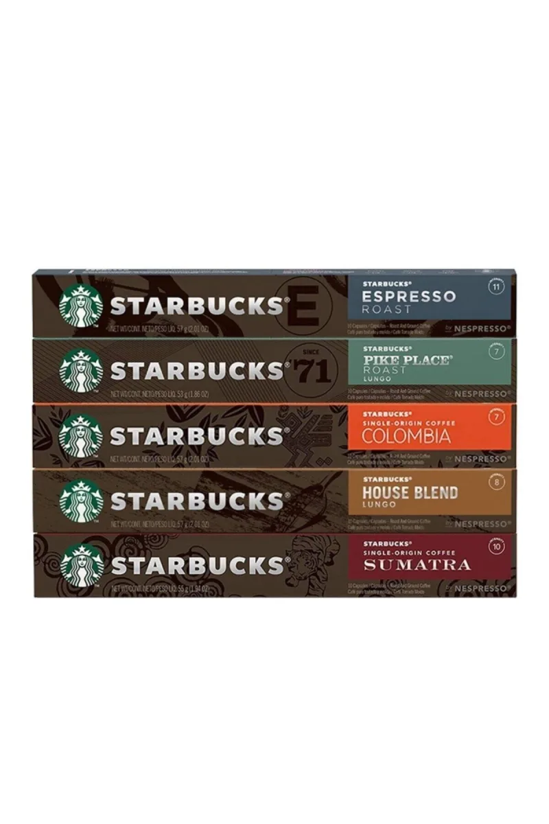 Starbucks Nespresso Uyumlu Kapsül Kahve Seti, House, Sumatra, Espresso, Pike Ve Colombia