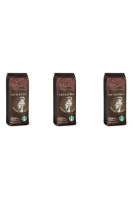 Starbucks Sumatra 250 Gr Çekirdek Kahve X 3 Adet (isteğe Göre Öğütülür)