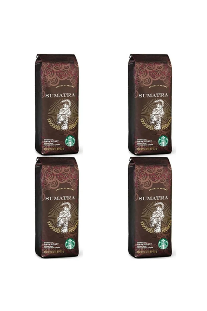 Sumatra 250 Gr Çekirdek Kahve X 4 Adet