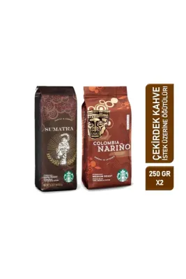 Sumatra Ve Colombia Narino Çekirdek Filtre Kahve 2 Paket 2x250 Gr