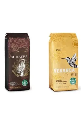 Sumatra Ve Veranda Çekirdek Kahve 2 Adet 250 gr