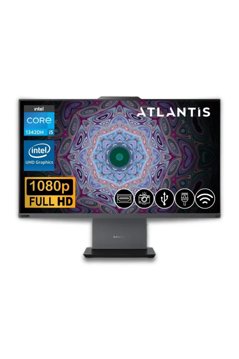 ThinkCentre Neo 50a 24 Gen 5  i5-13420H 16GB 512 GB M.2 SSD 12SC000YTR ATL5 23.8"Fdos All In