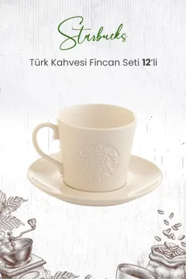 ® Türk Kahvesi Fincan Seti 12'li