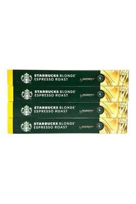 Uyumlu Starbucks Blonde Espresso Roast Kapsül Kahve 4x10lu Set