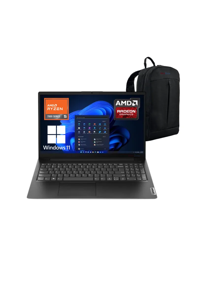 V15 R5-7520U 16GB 1TB SSD 15.6" FHD Win11 Bilgisayar 82YU0123TX - Webzone Çanta WZ02
