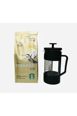 Veranda French Press Öğütülmüş 250 G + French Press Demlik 350ml