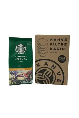 Veranda Origin Öğütülmüş Filtre Kahve 200 Gr + Filtre Kahve Kağıdı 1x4 80li