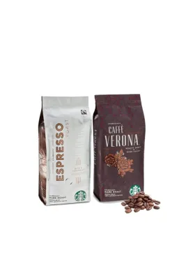 Verona Ve Espresso Roast Çekirdek Kahve 250 Gramlık 2 Adet