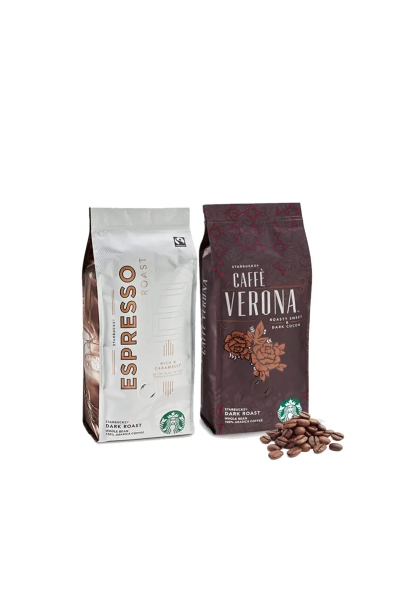 Verona Ve Espresso Roast Çekirdek Kahve 250 Gramlık 2 Adet