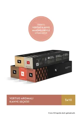 Vertuo Aromalı Kahve Seçkisi - 50 Kapsül