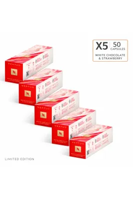 Vertuo White Chocolate & Strawberry ( Beyaz Çikolata & Çilek ) 50 Kapsül I Ghostium